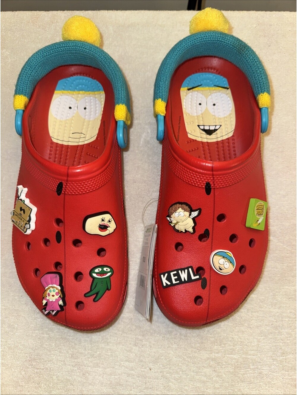 Crocs South Park Cartman Lined Clog Red Blue Multi Size Men’s 11